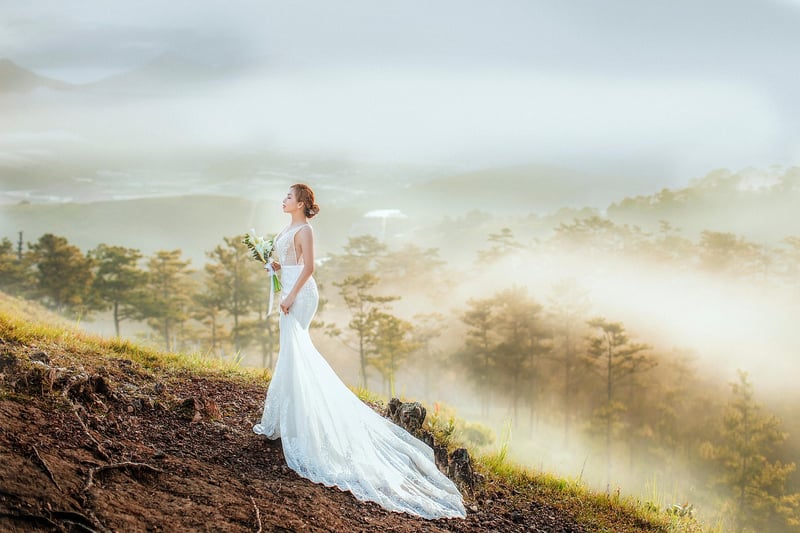 Bohemian Lace Gown
